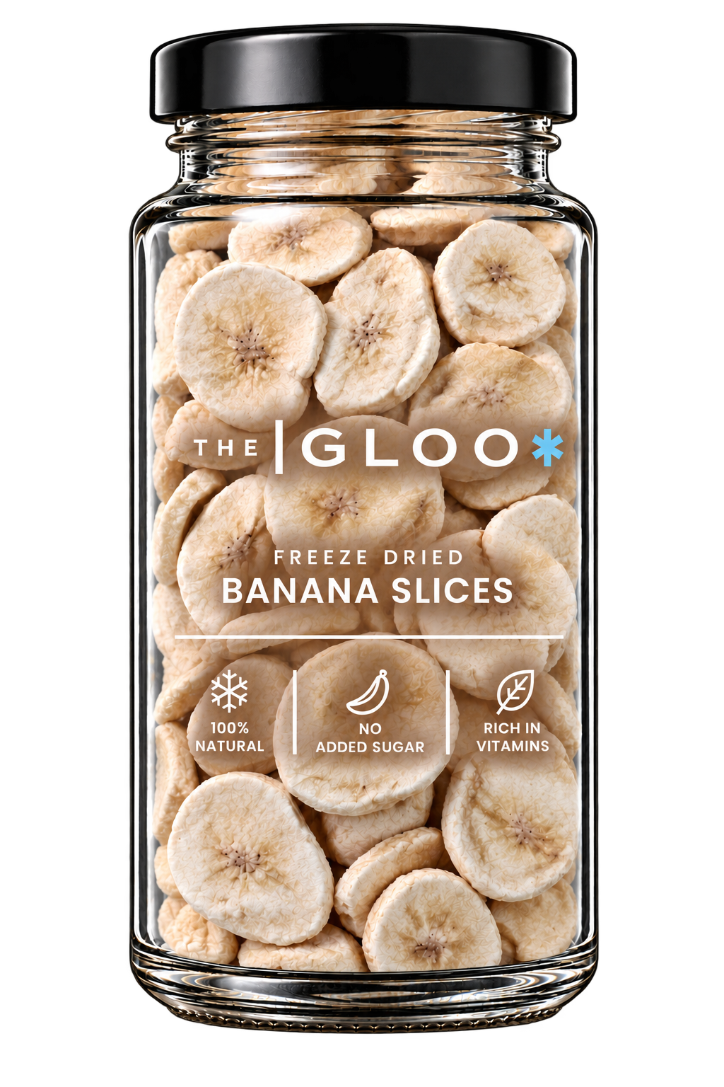 FREEZE DRIED BANANA CUBES